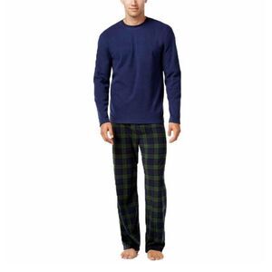 🆕Club Room Long Sleeve Fleece Pajama Sleep Set